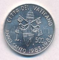 Vatikán 1983-1984. 500L Ag "Rendkívüli Szent Év" T:1
Vatican 1983-1984. 500 Lire Ag &quot...