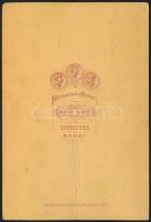 cca 1880 Vajdahunyad - Hunedoara Mayer Sándor fényképész. Reschitza. Keményhátú fotó 11x17 cm