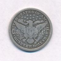 Amerikai Egyesült Államok 1899. 25c Ag "Barber Quarter" T:3 
USA 1899. 25 Cents "Bar...