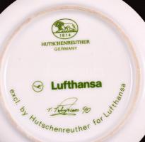 Hutschenreuther darus tálka, matricás, jelzett (Lufthansa), apró kopás nyomokkal, d: 9,5 cm