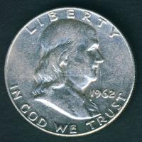 USA 1962 D 1/2$ Ag "Franklin" T:2-/3