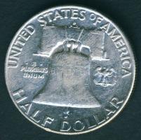 USA 1962 D 1/2$ Ag "Franklin" T:2-/3