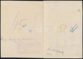 Bruno Reiffenstein (1868-1951): Bécsi városképek 4 db feliratozott, pecséttel és szárazpecséttel jel...