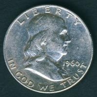 USA 1960 D 1/2$ Ag "Franklin" T:2/3 +