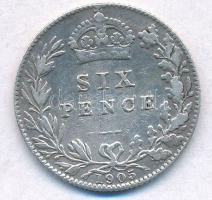 Nagy-Britannia 1905. 6p Ag "VII. Eduárd" T:2,2-
Great Britain 1905. 6 Pence Ag "Edwa...