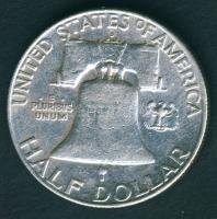 USA 1960 D 1/2$ Ag "Franklin" T:2/3 +