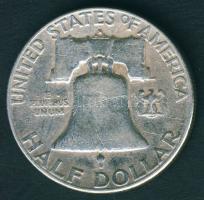 USA 1951 S 1/2$ Ag "Franklin" T:3