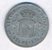 Spanyolország 1901SM-V 1P Ag "XIII. Alfonz" T:2-,3 ph.
Spain 1901SM-V 1 Peseta Ag "A...