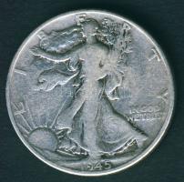 USA 1945. 1/2$ Ag "Walking" T:3