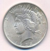 Amerikai Egyesült Államok 1922. 1$ Ag "Béke" T:1-,2  USA 1922. 1 Dollar Ag "Peace" C:AU,XF  Krause KM#150