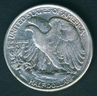 USA 1942. 1/2$ Ag "Walking" T:3