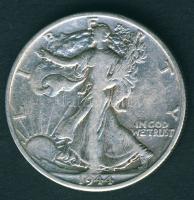 USA 1944 D 1/2$ Ag "Walking" T:3