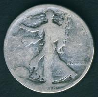 USA 1918 S 1/2$ Ag "Walking" T:3-/4+