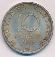 1948. 10Ft Ag "Széchenyi" T:2 patina, ph. 
Adamo EM2