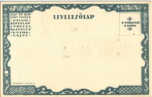 Balaton. Egy jó kislány viselt dolgai I. sorozat 2. szám / Hungarian art postcard s: Kozma Lajos