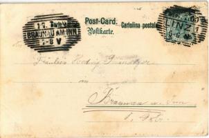 1900 Art Nouveau lady. "Modern" Serie 29. Kunstverlag Rafael Neuber Wien VII. litho s: E. ...