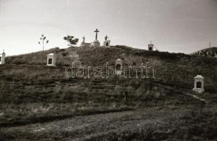 cca 1930 30 db városképes Leicával készített fotónegatív negatív tartóban