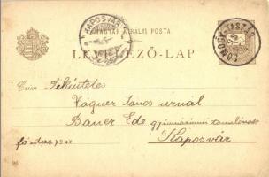 1899 Budapest XIV. Városliget, Ezredéves Országos Kiállítás, Magyar utca és a templom, Posner és Fia...