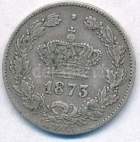 Románia 1873. 50b Ag T:2,2-
Romania 1873. 50 Bani Ag C:XF,VF
Krause KM#9
