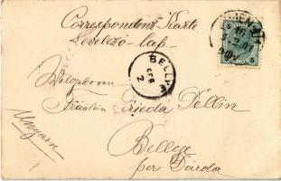 1901 Greek Girls V. Art Nouveau litho s: Raphael Kirchner (EK)