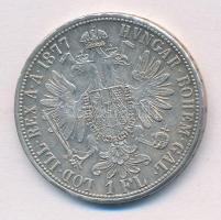 Ausztria 1877A 1Fl Ag "Ferenc József" T:,1-,2 ph.
 Austria 1877A 1 Florin Ag "Franz ...