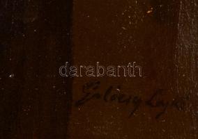 Gulácsy jelzéssel: Olvasó nő. Olaj, vászon, 42×32 cm