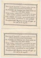 1849. 15kr (2x) világosabb és sötétebb színváltozat T:I,I-
Adamo G102