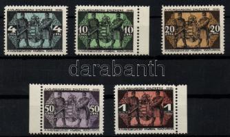 1916 Militária I VH segélybélyeg-sor (5db)
