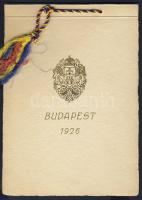 1926 Nyomtatvány füzet 8db BUDAPET LITHO NYOMAT-tal