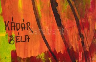 Kádár jelzéssel: Női formák. Akvarell, papír, 23×10 cm