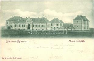 1899 Balassagyarmat, Megyei kórház. Kiadja Darvai Ármin (EK)