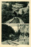 Cuha völgye (Bakonyszentkirály), Vasúti alagút, gőzmozdony