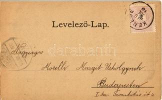 1898 (Vorläufer!) Balatonkenese, Kenese; Dodó,  Jánosi Gusztáv ulmi püspök, veszprémi kanonok mélyjá...
