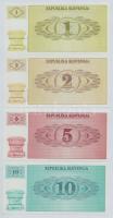 Szlovénia 1990-1991. 1T-1000T (8xklf) mind "VZOREC (Minta)" felülbélyegzéssel T:I
Sloveni...