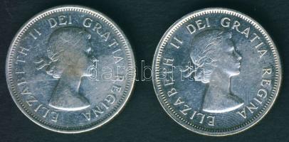 Kanada 1962. 25c Ag (2x) T:2,2/3