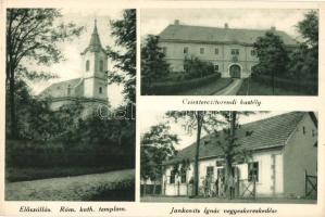 Előszállás, Római katolikus templom, Cisztercita rendi kastély, Jankovits Ignác üzlete