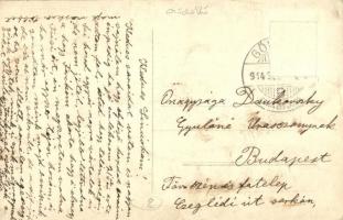 1914 Gödöllő, a levélíró háza. photo