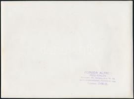 cca 1930 Budapest, Körmenet, fotó Podua Alférd műterméből, hátulján pecséttel jelzett, 17,5×23,5 cm