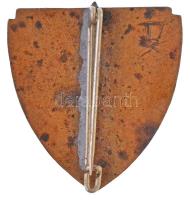 ~1970-1980. "Ságvári Endre Gyakorló Iskola - Eötvös Lóránd Tudományegyetem" zománcozott fé...