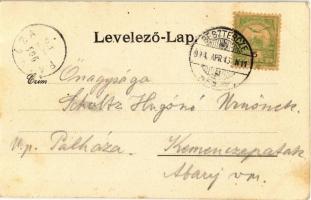 1904 Beszterce, Bistritz, Bistrita; Beszterczei-Kör, Református templom. M. Binder kiadása / Calvini...