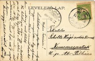 1910 Leibic, Leibitz, Lubica; Fő utca, Római katolikus templom, Molitor Ottó üzlete és saját kiadása...