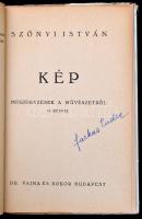 Szőnyi István: Kép megjegyzések a művészetről. 16 képpel. Bp., én. Vajna és Bokor. Félvászon kötésbe...