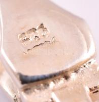 Ezüst(Ag) meander mintás karkötő, jelzett, h: 20 cm, nettó: 10,8 g