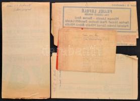 1933-1953 4 db színházi plakát. Klf méret és állapot