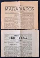 1912 Két máramarosi újság egy-egy száma