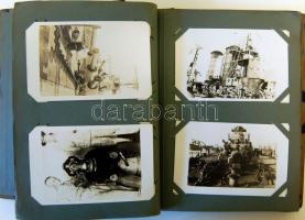 Hadihajók, haditengerészet az 1. világháborúban kb 140 db-os gyűjtemény albumban benne számos fotóla...