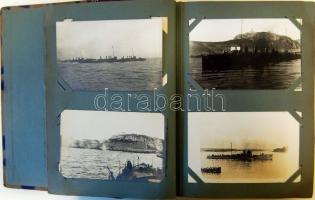 Hadihajók, haditengerészet az 1. világháborúban kb 140 db-os gyűjtemény albumban benne számos fotóla...