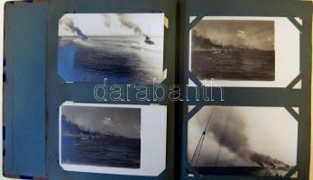 Hadihajók, haditengerészet az 1. világháborúban kb 140 db-os gyűjtemény albumban benne számos fotóla...