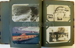 Hadihajók, haditengerészet az 1. világháborúban kb 140 db-os gyűjtemény albumban benne számos fotóla...