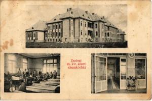 1916 Zsolna, Sillein, Zilina; M. kir. állami szemkórház, belső. Wykopal János felvétele / eye hospital, interior (EK)